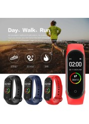 M4 Smart Digital Watch Bracelet for Men and Women with Heart Rate Monitor Running Pedometer Calorie Counter Health Sports Tracker