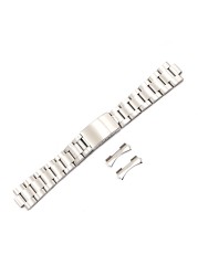 CARLYWET - Stainless steel watch band, 19 20 mm, high quality, silver and gold tone, 316L, strap for Oyster rolseiko