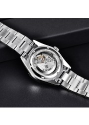 2022 BENYAR New Luxury Men's Mechanical Wristwatches 10Bar Waterproof Automatic Watch Stainless Steel Sport Diving Watch for Men