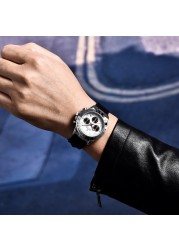 BENYAR New Luxury Men's Quartz Wrist Watches Top Brand Chronograph Stainless Steel 30M Waterproof Sport Watch for Men reloj hombre