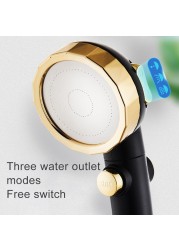 High Pressure Upgrade Shower Head 3 Modes Handheld Adjustable Water Saving Shower Pressure Spray Nozzle Bathroom Supplies