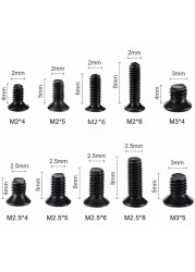 M2 M3 Screw Set KM2 Laptop Machine Screw Flat Head Phillips Drive Accessories For Laptop Repair Electronic Screws Kit