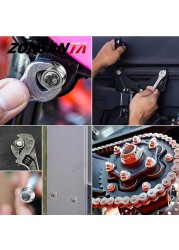 ZONSANTA160pcs حافة سداسية الأشكال المكسرات M3 M4 M5 M6 M8 M10 M12 304 الفولاذ المقاوم للصدأ العالمي Locknuts مجموعة تشكيلة كيت DIN6923