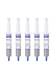 CPU Thermal Conductive Grease Plaster, 30g Syringe Pack, Gray Electronic Components