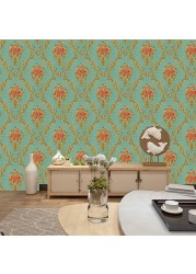 Modern Home Decoration PVC 3D Wallpaper Roll Moisture-proof Heat Insulation Beige 3D Wallpaper Bedroom Living Room Decoration