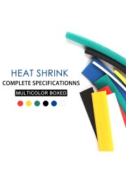 Assorted Polyolefin Boxed Heat Shrink Tubing Tool Kit Heat Shrink Wire Heat Shrink Wrap Kit