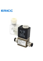 2V025-08 Normally Closed 12V 24V 220V 1/4" BSP 2 Way 2 Position Air Solenoid Control Valve 2V025-08 Pneumatic Valve