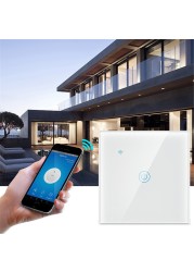 Tuya Smart Wifi Switch With Touch Life Smart Switch EU/UK/US/Brazil 220V Standard With Alexa Google Home Need Neutral