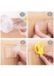 Ultra-strong double-sided transparent adhesive nano tape strong wall stickers for bathroom home kitchen gadgets