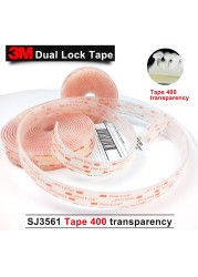 Mushroom Clear Tape, Double Lock, 3M, SJ3561, Type 400, 25.4 x 1mm