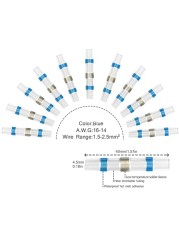 50/100/250pcs Mixed Heat Shrink Connect Terminals Waterproof Soldering Sleeve Tube Insulated Electrical Wire Splice Connectors Kit
