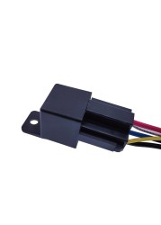 40A Auto Car Relay JD2912 With Mounting Hole 4 Pin 5 Pin DC 12V 24V 36V 48V 72V With Relay Socket Relay JD2912