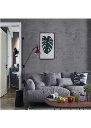 Cement self-adhesive wallpaper bedroom decoration clothing store gray Nordic industrial wind for modern wall decoration