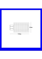 100W UHF PL259 Male Coaxial RF Plug Connector Terminate Dummy Load 1GHz 50ohm Nickel Plated RF Accessories