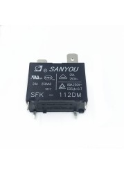 Free Shipping 5pcs-50pcs Original New SANYOU Relay SFK-112DM Air Conditioner Relay Power Relay SFK 112DM 12VDC 25A 250VAC 4 Pins