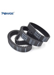 POWGE HTD 3M timing belt pitch length 129/132/135/138/141/144/147/150/153/156mm width 6-30mm 129-3M/135-3M/144-3M/150-3M rubber