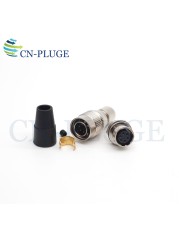 Heroes Connector 6 Pin, Plug Socket HR10A-7P-6P (73) / HR10A-7R-6S (73) Industrial Camera Connector,