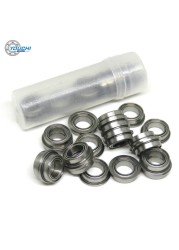 10pcs SMF85 ZZ 5x8x2.5mm 440C Stainless Steel Flange Miniature Bearings MF85Z SF675Z LF850Z 5*8*2.5 ABEC-5 Flanged Bearing