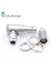 FHG ECG 0B Connectors M09 Series 4Pin Push Pull Self Locking Elbow Connector, widely used in industrial equipment power supply