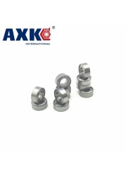 Axk Free Shipping 7x14x4mm S687 Zz W4 Abec3 7x14x4mm Stainless Steel Bearings