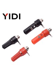 10pcs 4mm Red Black Male Female Banana Plug Speaker Jack Amplifier Adapter Screw Terminal Vise Post Socket Connectors