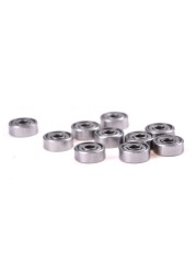 10pcs shafts machine 606ZZ metal shielded ball bearing balls deep groove shafts