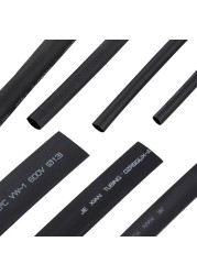 127/164pcs Thermoresistant Heat Pipe Shrink Wrap Car Shrinkable Tubing Electrical Connection Wire Cable Insulation Sleeving