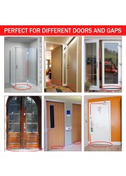 5M Adhesive High Quality Silicone Sealing Weather Stripping Door Sealant Heavy Duty Stopper For Bottom Doors And Windows