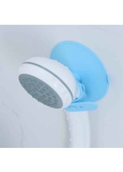 Bathroom Accessories Shower Head Holder Durable Silicone Adjustable Strap Non-slip Solid Wall Mounted Home Hotel Strong Suction