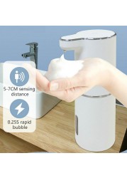 New Automatic Sensor Soap Liquid Dispenser with USB Charging Touchless Smart Hand Washing Machine Bathroom Liquid Soap Dispenser