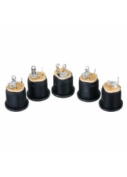 20pcs/lot 12V 3A Plastic Male Plugs Female Socket Panel Mount Jack DC Power Connector Electrical Supplies