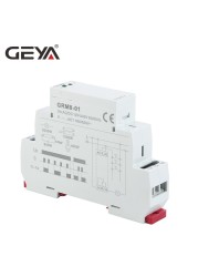 Free Shipping GEYA GRM8 Din Rail Electronic Latching Relay Memory Boost Relay SPDT 16A Step Relay AC230V or AC/DC12-240V