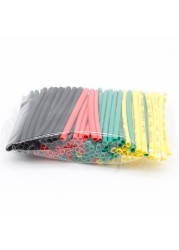 328pcs 2:1 Polyvinyl Heat Shrink Tubing Pouch Pipe Wrap Wire Set 8 Size R06 Drop Ship