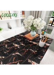 50 Colors Self Adhesive Marble Wallpaper Peel and Stick Waterproof Bathroom Kitchen Cabinets Desktop Stickers Home Decor Film