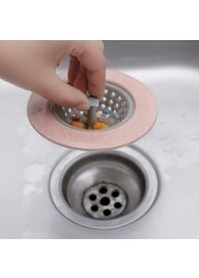 Kitchen Sink Drain Plugs Strainers Bath Drain Stopper Sink Floor Drain Plug Sewer Filter Mesh Hair Catcher Kitchen Accessories