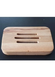 Bamboo Wood Natural Solid Soap Dish Bar Hole Rustic Model Design Soap Dispenser Hand Soap Bathroom Accessories