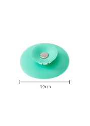 Silicone Floor Drain Hair Catcher Kitchen Sink Drain Plugs Strainers Bathroom Stopper Drain Plug 10x10.5cm