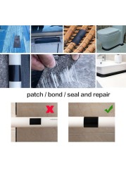 Patch PVC Pipe Super Strong Waterproof Tape Stop Leak Insulation Adhesive Tape Performance Self-fixing Tape Insulation Adhesive