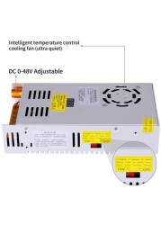 480W Digital Display Switching Power Supply 5V 12V 24V 36V 48V 60V 80V 120V 160V 220V 300V Adjustable AC/DC Switching LED SMPS