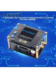 35W 3A/50W 4A DC CC CV Automatic Boost Potential Converter 0.5-30V Adjustable Power Supply Regulated Voltmeter Module