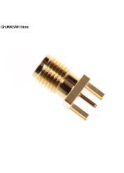 New 10pcs/lot SMA Female PCB Edge Mount RF Solder Adapters 0.062' SMA Female Jack Pot Solder