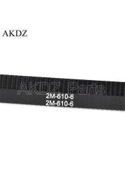 2GT timing belt pitch length 586 600 606 610 616 630 640 650 660 670 690 width 6mm 2M 2GT synchronous closed rubber