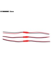 New 20pcs Red Connector 2 Pin Connector Male Female JST Connector Cable 22 AWG Wire for RC Helicopter Battery LED Decoration Lights