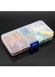 120pcs New Mini Auto Auto Car Boat Truck Fuse Blade Square Assortment 5A 10A 15A 20A 25A 30A