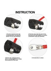 170pcs assortment bare SC crimp terminal terminals tinned lug copper lug wire ring butt electrical connectors stranding cable terminals kit