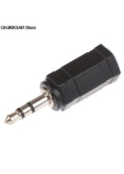 3.5mm stereo audio jack male to 2.5mm female 3.5 to 2.5mm adapter jack for headphones, computer, phone