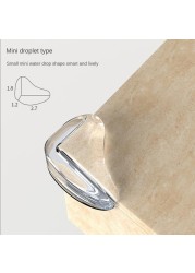 Water Drop Children's Anti-bump Protective Cover Transparent Thickened Silicone Furniture Table Corner Anti-collision Corner