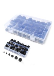 145pcs Combined Weatherproof Assorted Size Caps Portable Durable Exposed Hex Bolt Bolt Accessories Dome Cover Nut Protective