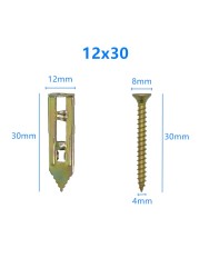 Songpolyu Self Drilling Anchors Drywall Screws Anchor Self Tapping Screws Gypsum Board Expansion Dowels Easy Application