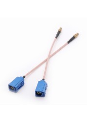 10pcs RG316 RF Coaxial Cable With MCX Male Connector To Fakra C Female Connector For Car GPS Antenna Pigtail 10/15/20/30/50cm 1M